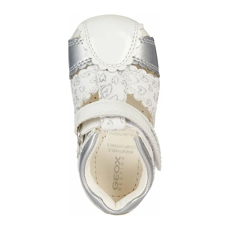 Sandales Premiers pas Elthan - Blanc/Gris-5