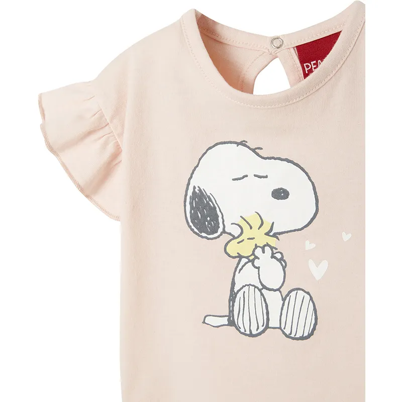 T-shirt MC Snoopy Coton - Rose-2