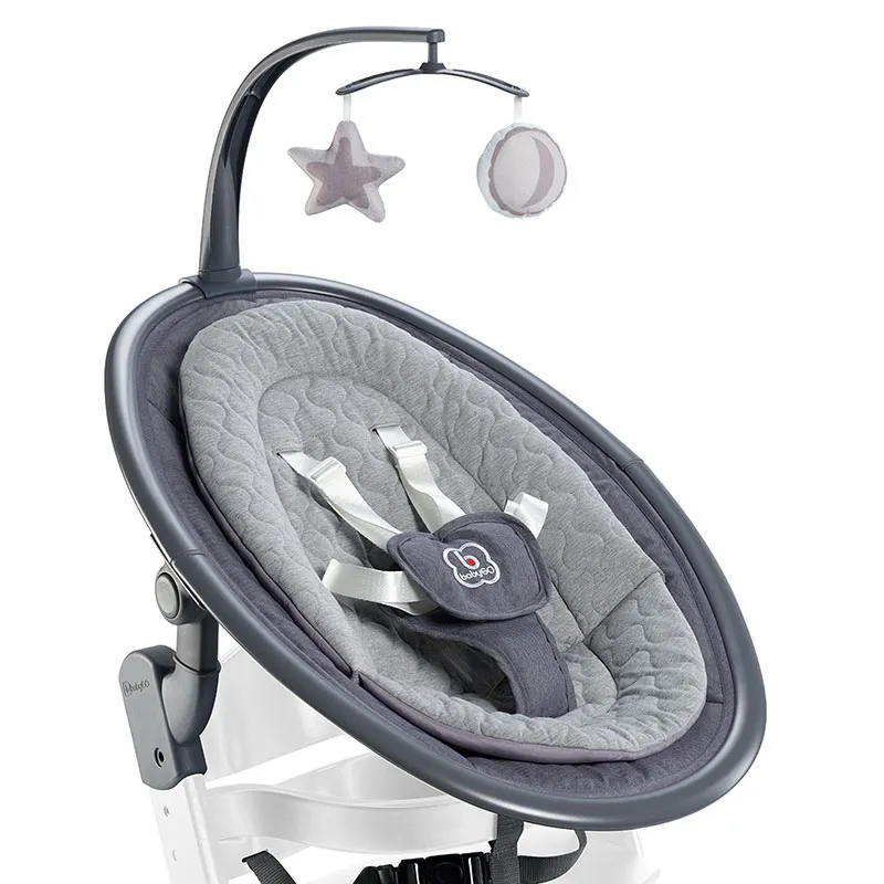 Chaise haute + Transat Newborn Blanc - 0m+-10
