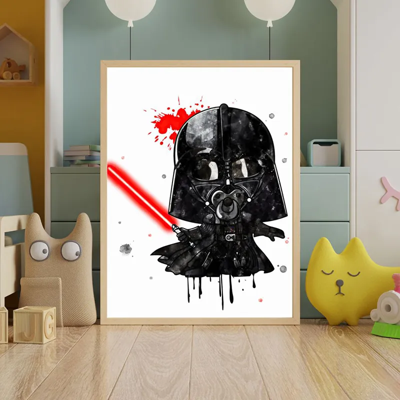 Toile Dark Vador Star Wars - 50x70cm-0