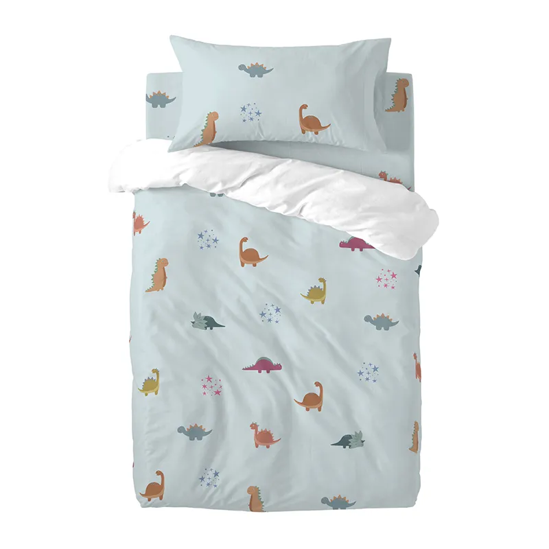 Parure 2pcs Coton Mini dinosaure - 100x120cm-4