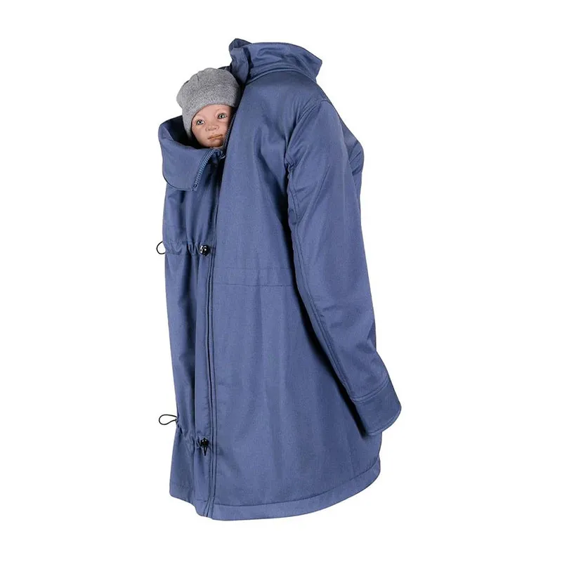 Manteau porte-bébé Wombat Shell - Light Blue-5
