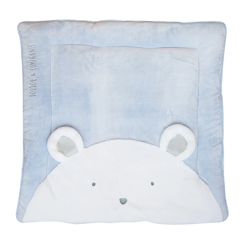 Tapis de jeu Tapidou Ours Bleu - 100x100cm-0