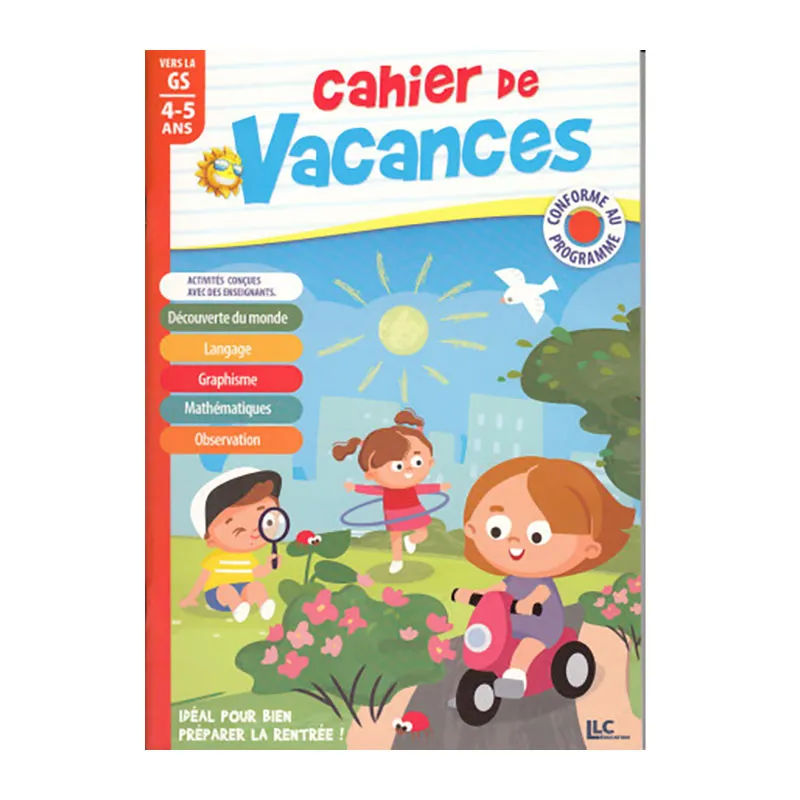 2 Cahiers de vacances Vers la grande section - 4+-2