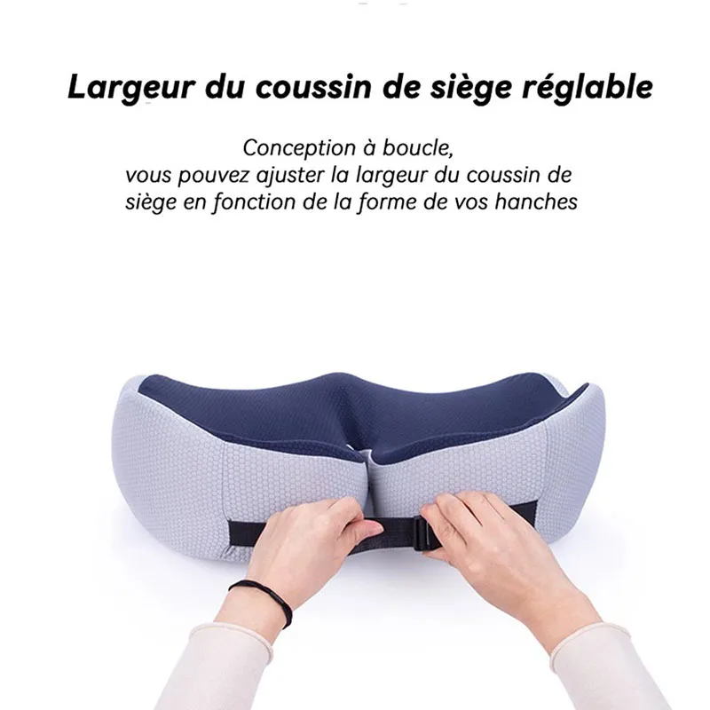 Coussin ergonomique Mémoire de forme - 48x39cm-12