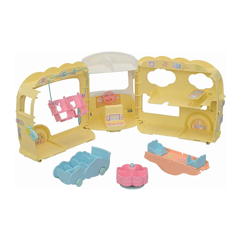 Bus & sa cour de récréation - 8pcs-1