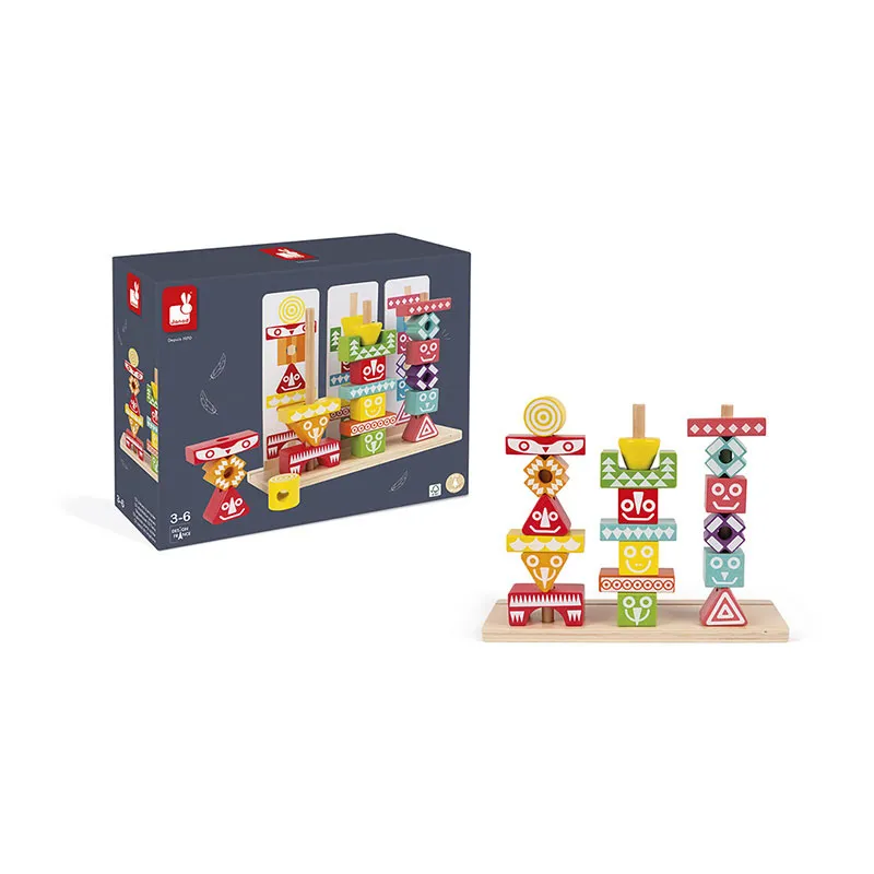 Jeu à empiler Edutotem 52pcs - 36m+-9