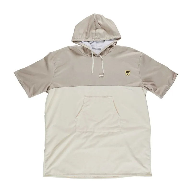 Sweat Poncho Bicolore Gris/Bleu Aléat. - TU-2