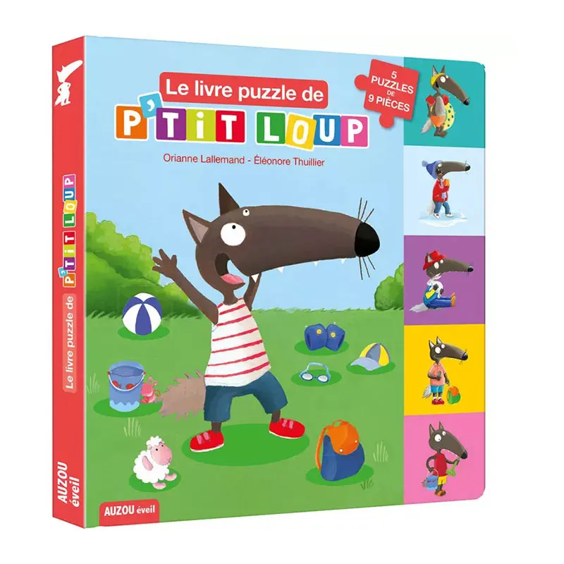 Le livre puzzle de P'tit Loup - 24m+-0