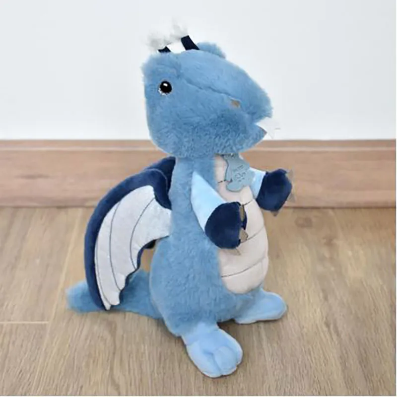 Peluche Dragon Bleu - 30cm-1