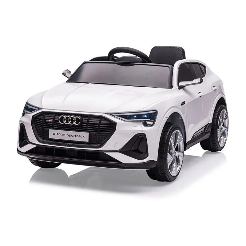 Voiture à batterie Audi E-Tron Sportback 4x4 Blanc - 36m+-1