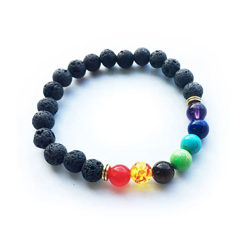 Bracelet Guérison 7 Chakras - Multicolore-2