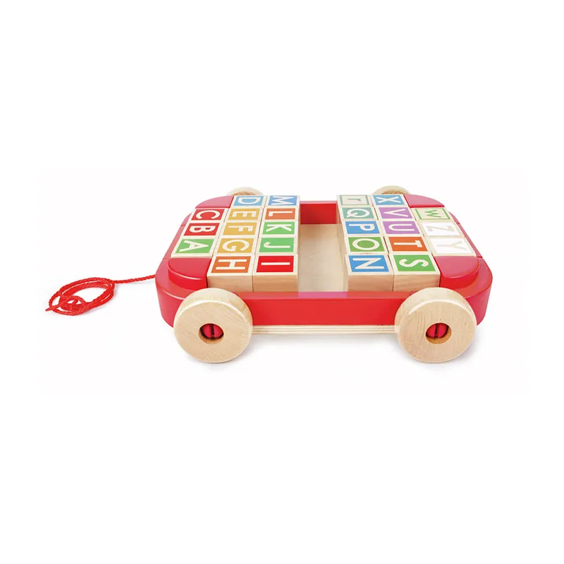 Chariot à tirer + Cubes - 24m+-3