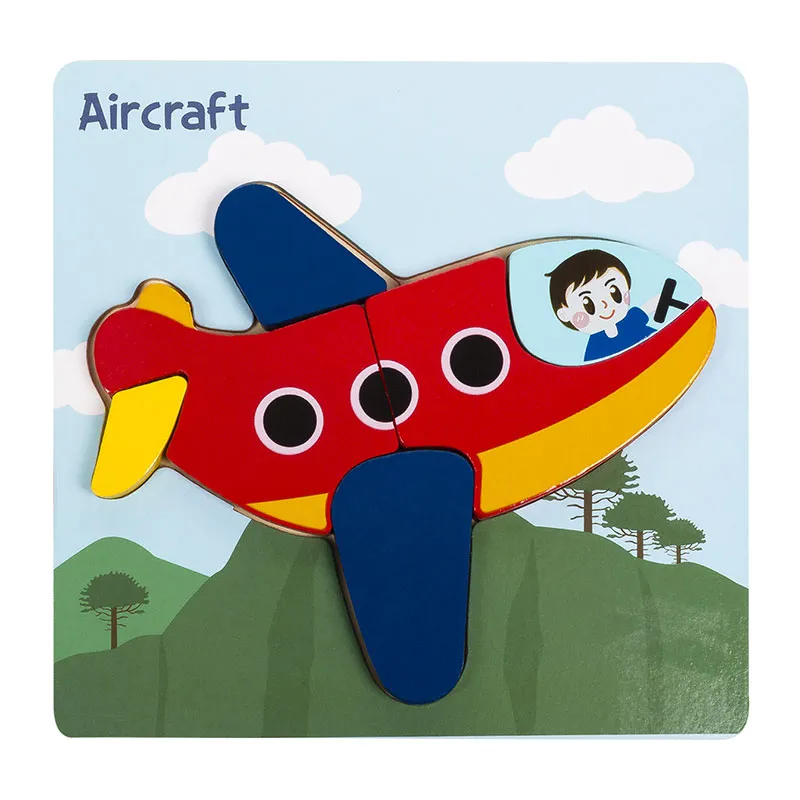 Mini Puzzle Avion 6pcs - 24m+-0