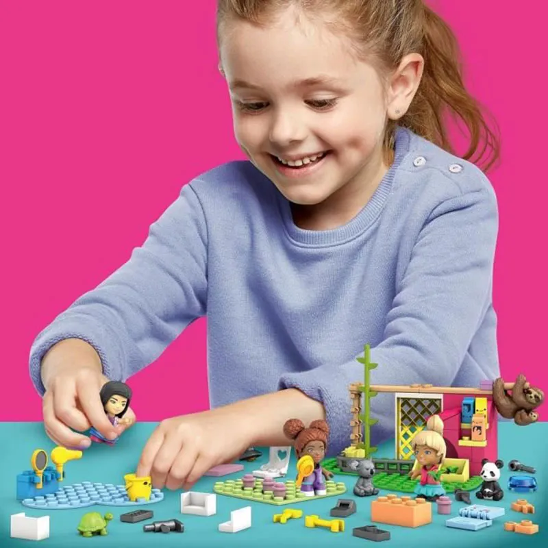 Coffret construc. Salon toilettage Barbie 97pcs - 4+-1