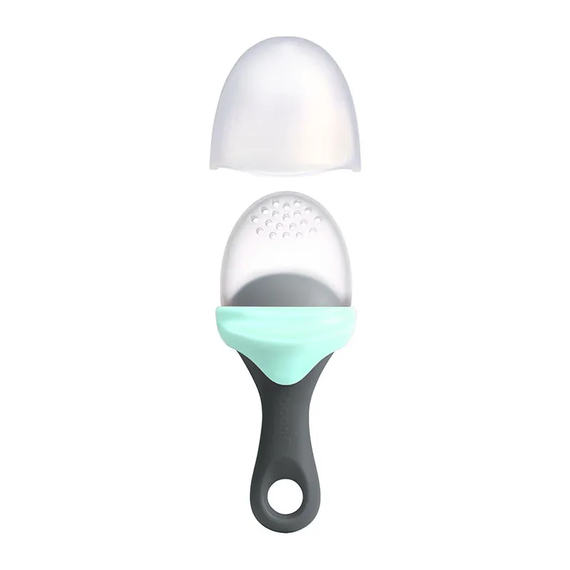 Sucette alimentaire Pulp Silicone Menthe - 6m+-0