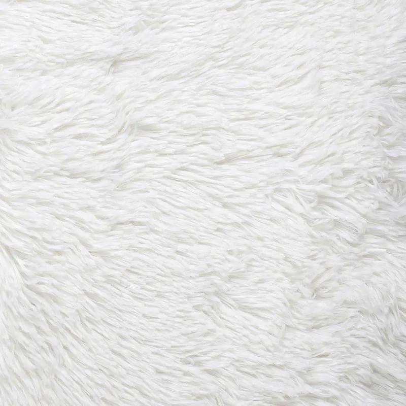Parure 3pcs Fourrure Blanc - 220x240cm-4