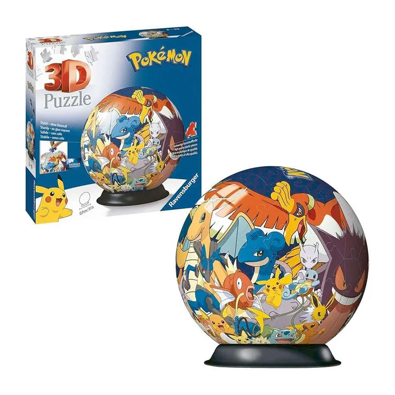 Puzzle 3D ball Pokémon 72pcs - 6+-6