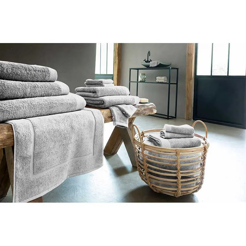 Tapis de bain Coton Argent - 50x80cm-1