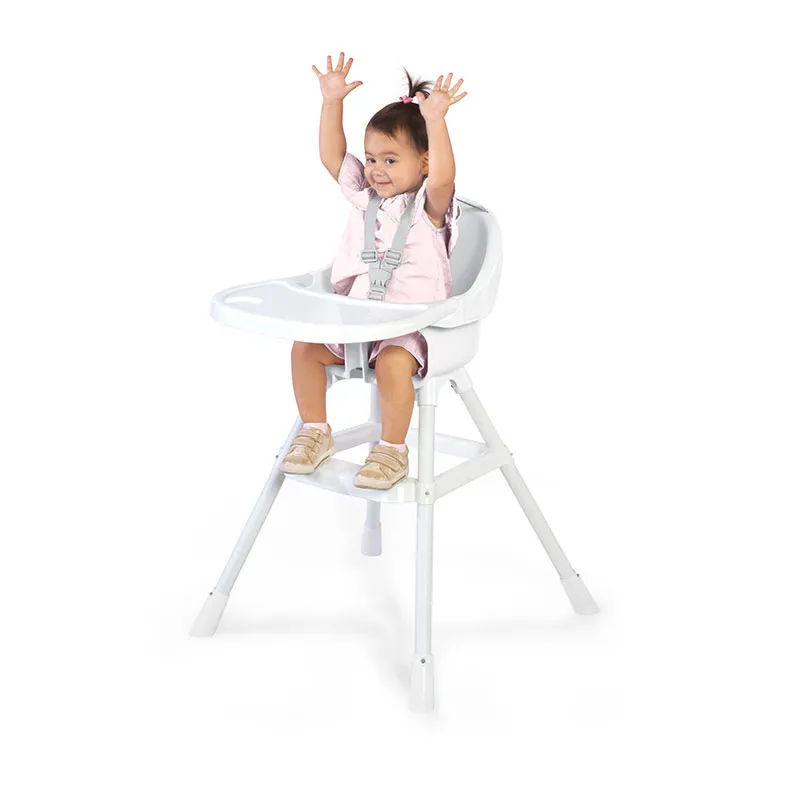 Chaise haute Simple Blanc - 12m+-2