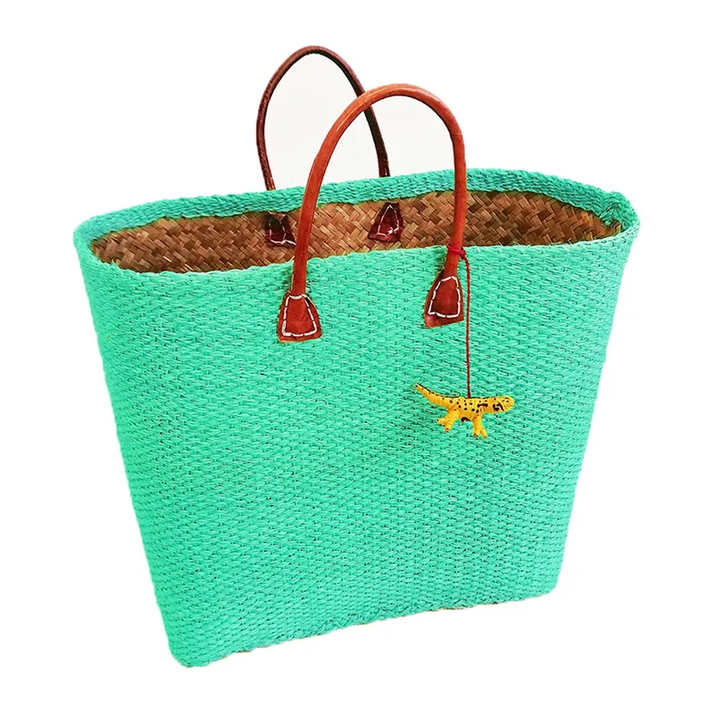 Panier Tana Vert d'eau - 34x30x18cm-0
