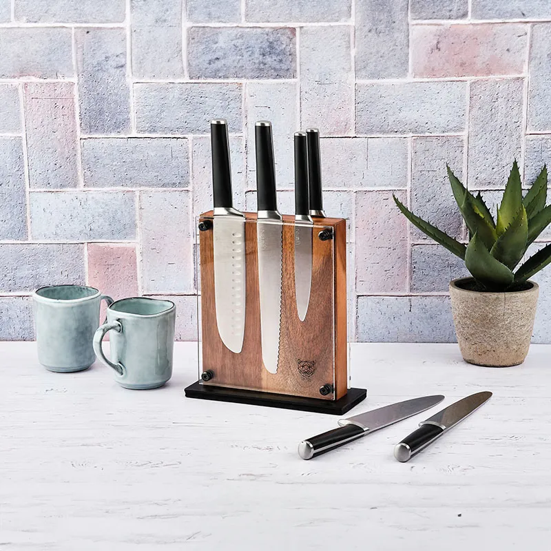 Bloc 6 couteaux de cuisine Jona Rauma - Lame 9/13/18/20cm-1
