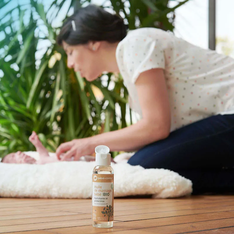 Huile de massage pour Bébé BIO - 100ml-1