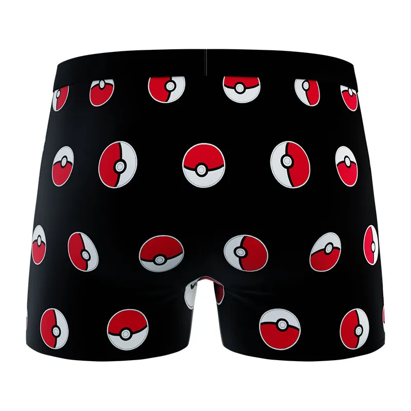 4 boxers enfant Pokémon - Noir/Rouge/Blanc/Jaune-3