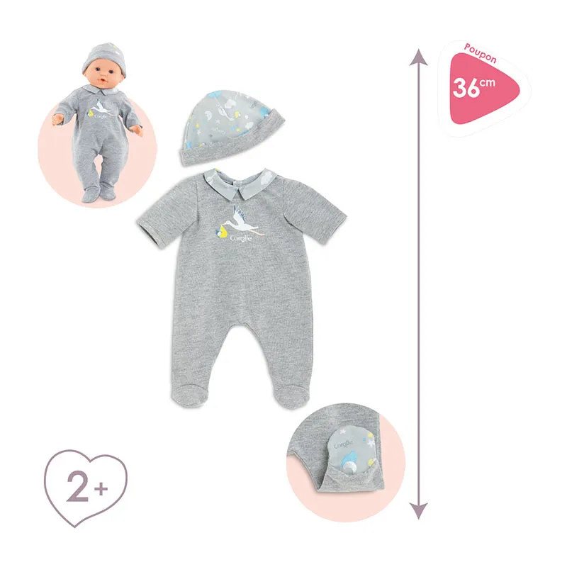 Pyjama de naissance - Poupon 36 cm-2