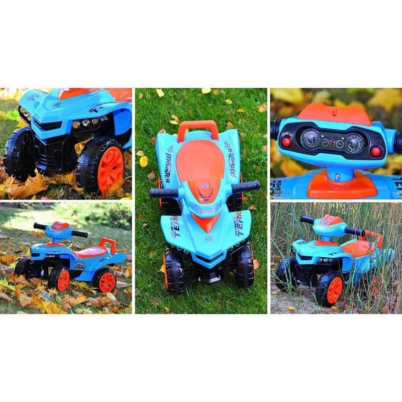 Porteur Quad Monster Bleu - 12m+-7