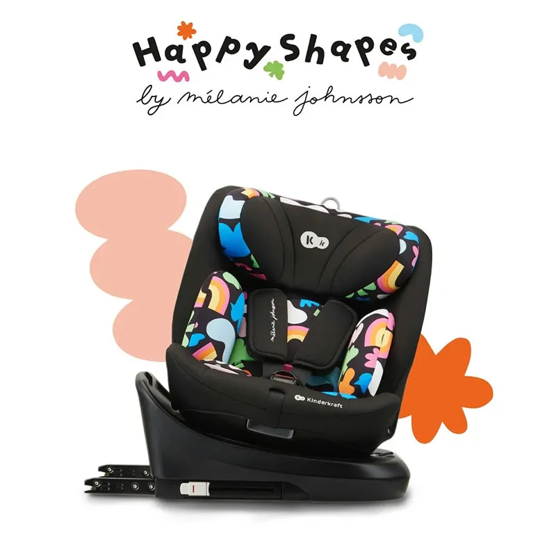 Siège-auto 360° I-Grow i-Size/Isofix 40-150 cm - Happy Shapes-12