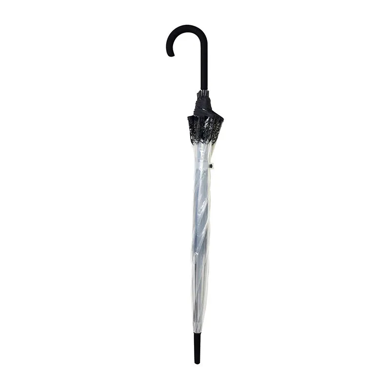 Parapluie cloche auto. Smartbulle - Transparent/Fleurs-1