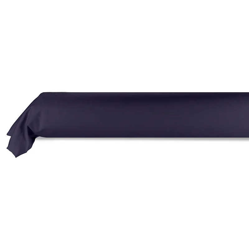 Taie de traversin Coton Bleu impérial - 80x185cm-0