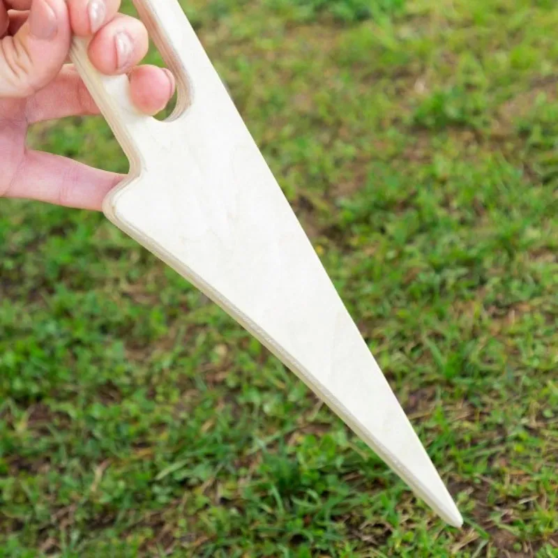 Porte bouteille & Verre portable pliable Bois - 20x31cm-7