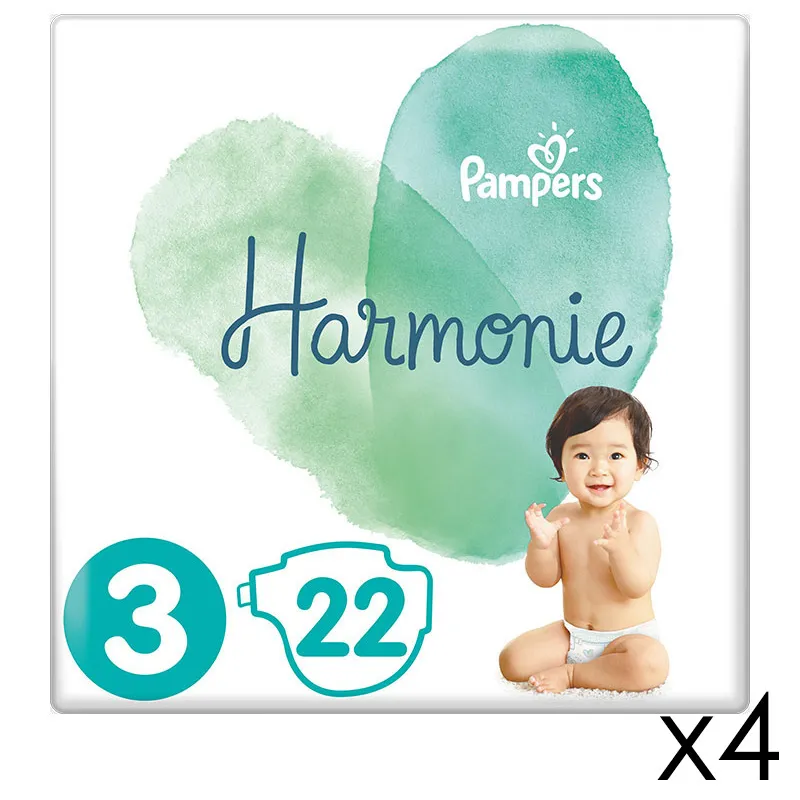 Couches Harmonie T.3/6-10kg - 4x22-0