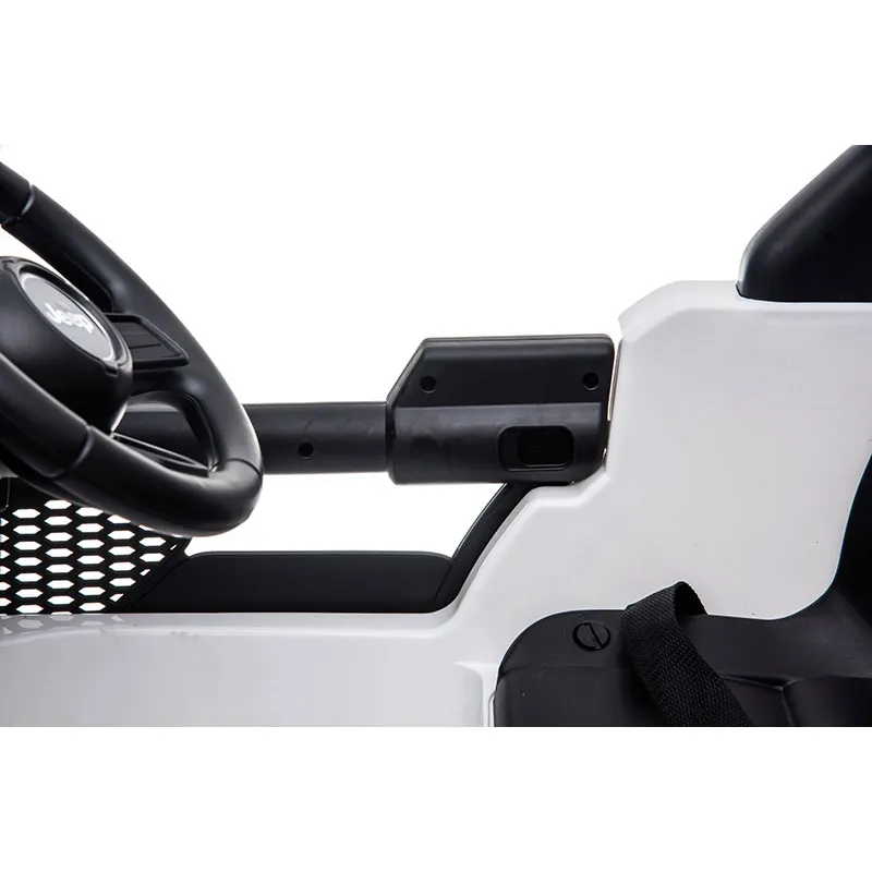 Voiture élec. Jeep Rubicon Blanc - 36m+-13