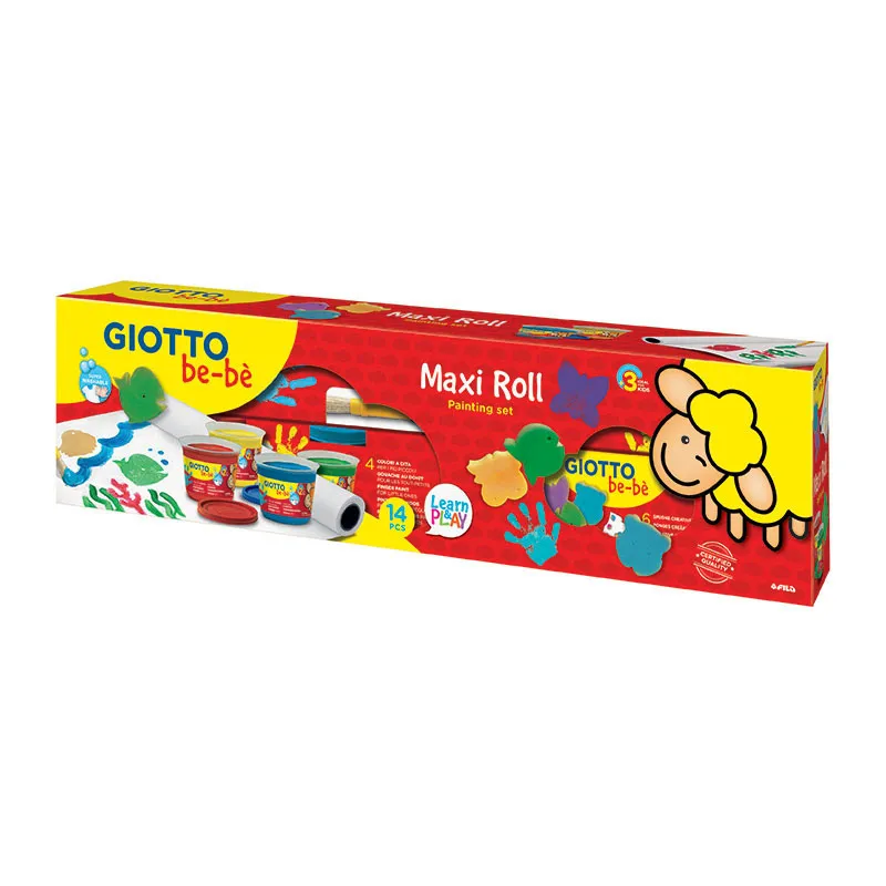 Set Maxi Roll gouache + Rouleau Be-bè - 14pcs-1