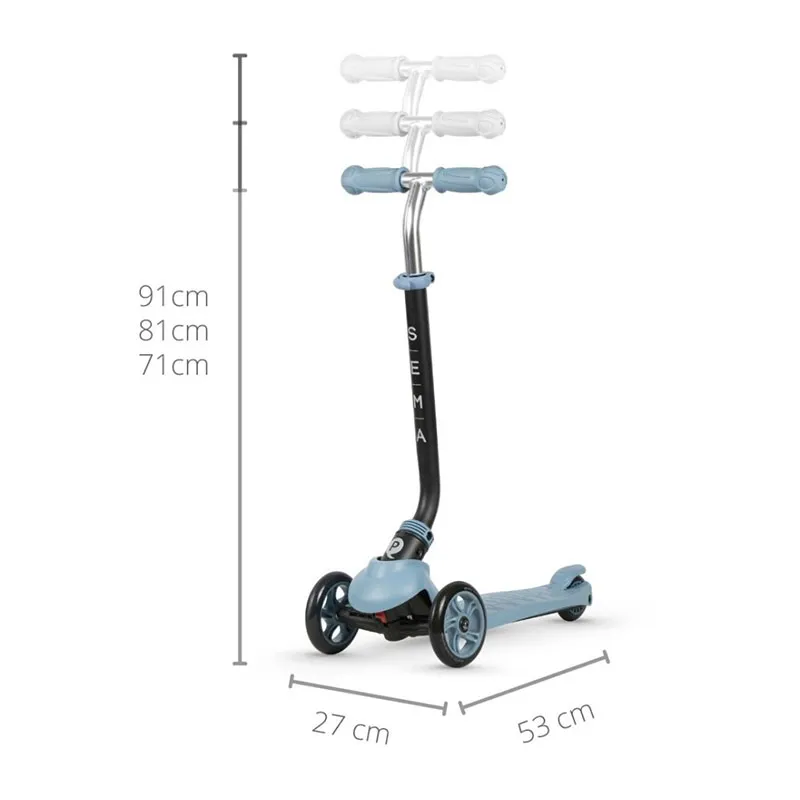 Trottinette 3en1 Sema Bleu - 36m+-9