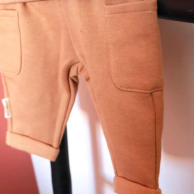 Ensemble sweat + pantalon Coucou Koala - Bleu/Marron-2