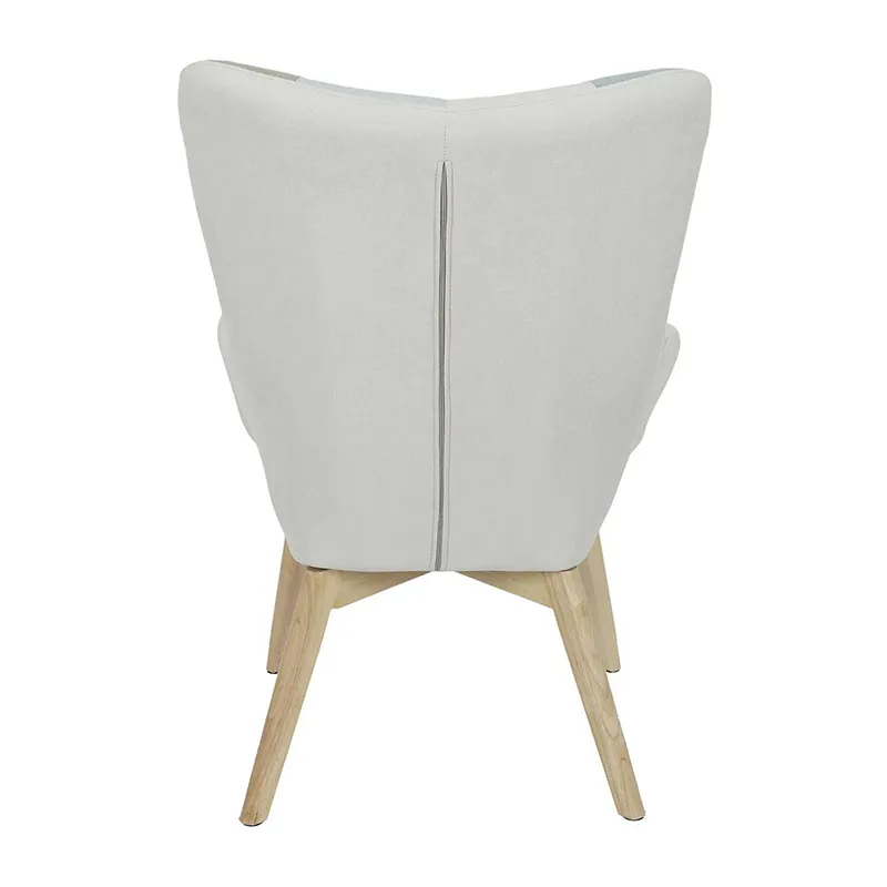 Fauteuil Helsinki Patchwork Bleu - 68x99x74cm-5