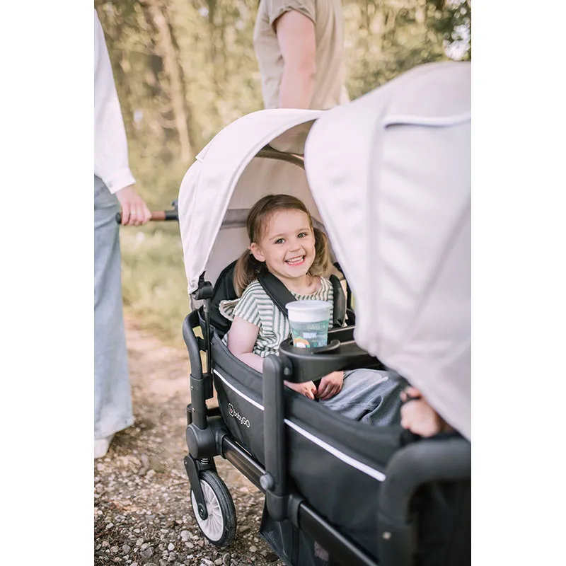 Chariot de transport enfant Cozy Rider - Black/Beige-16