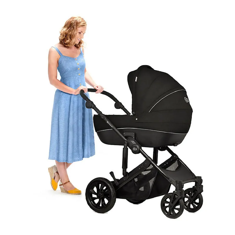 Duo Poussette Prime Lite + Nacelle + Acces. Anthracite - 0m+-14