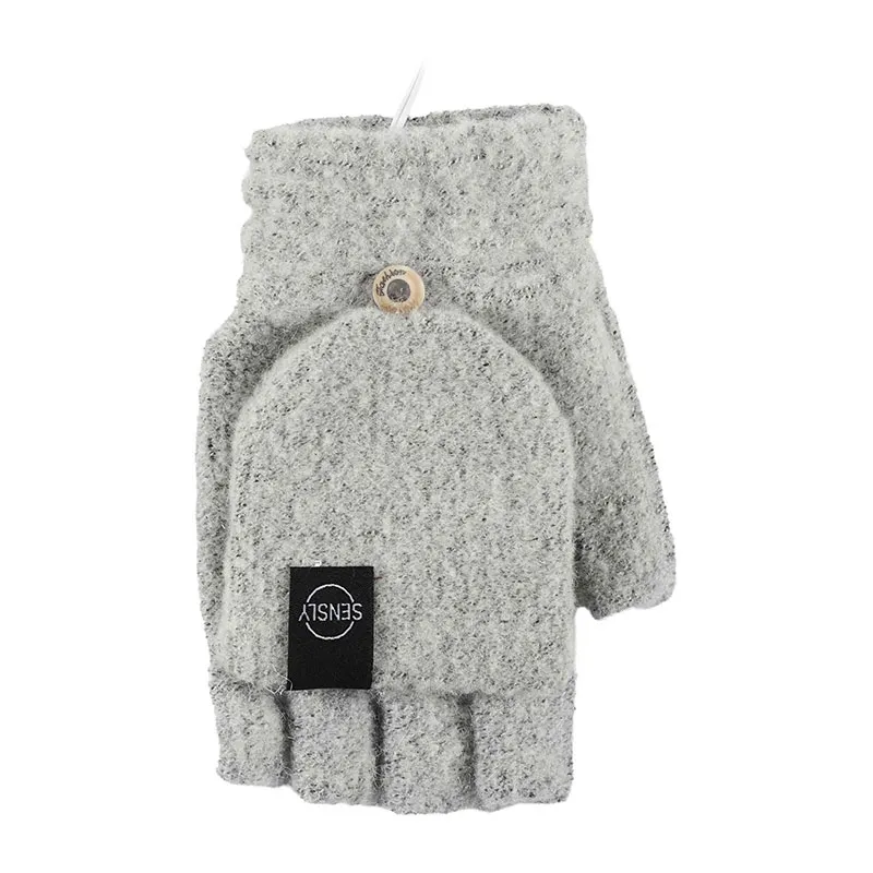 Mitaine chauffante USB - Gris/Rose-3