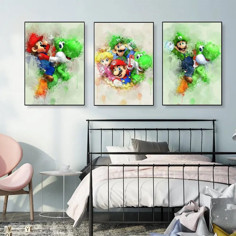Toile Mario - Plusieurs dim. dispos-1