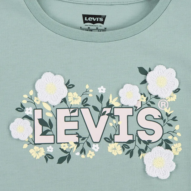 T-shirt MC Enfant Wildflowers - Levi'Sbluesurf-3