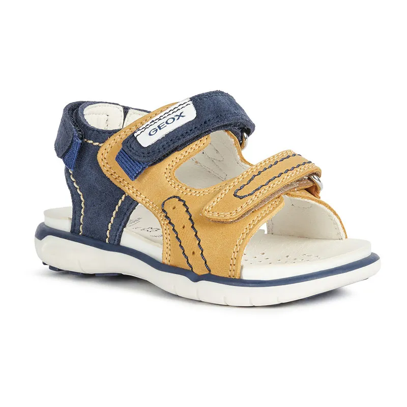 Sandales Delhi - Bleu Marine/Jaune Foncé-0