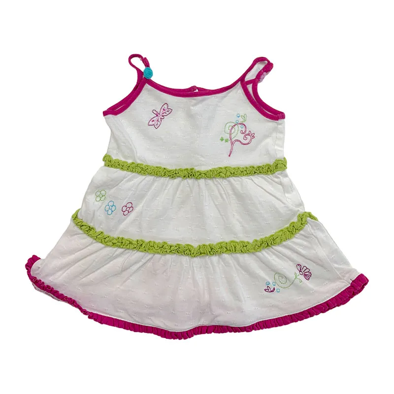 Robe ORCHESTRA - Blanc/Vert/Rose-0