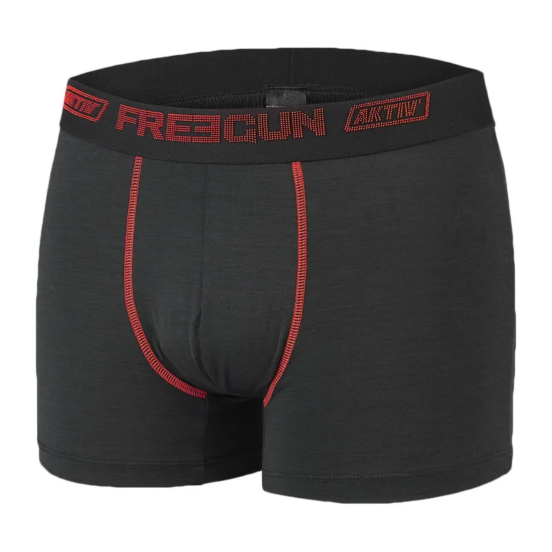 4 Boxers Homme AKTIV Freegun - Noir-5