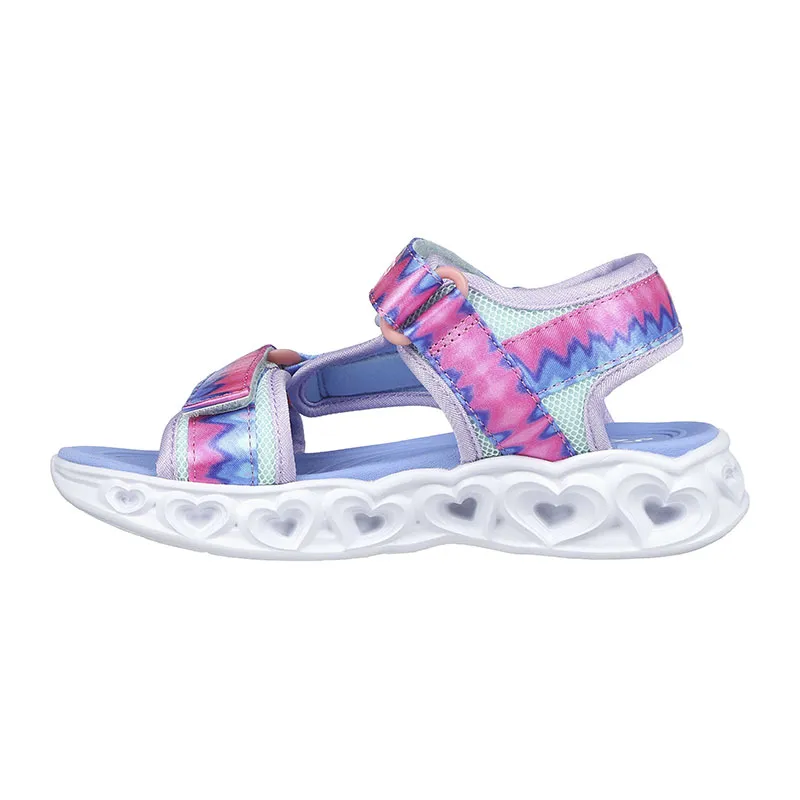 Sandales lumineuses Heart Miss V - Violet/Fuchsia-2