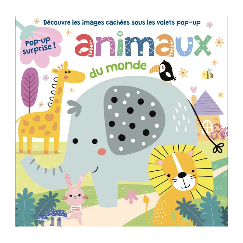 Livre Pop-up surprise Animaux du monde - 36m+-0